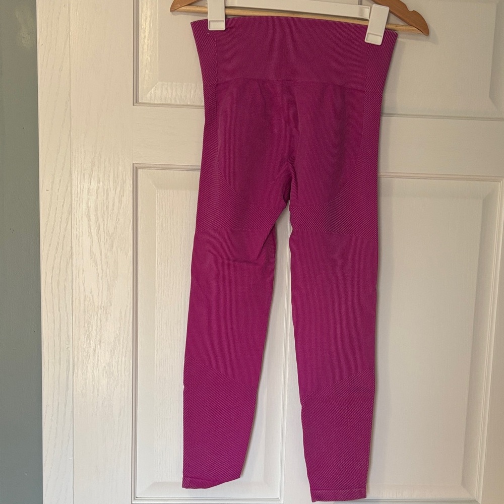 JoyLab Ribbed Pink Leggings - Picture 4 of 5